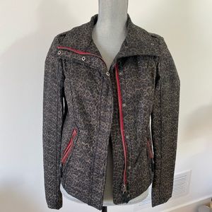 Free People- we the free- leopard jacket/blazer